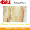 Newstar 300x600 river yellow faux onyx panel